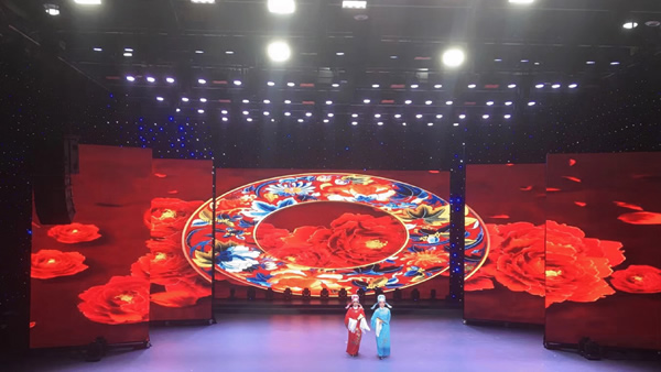 P3.9租賃LED顯示屏，湖南電視臺，中國